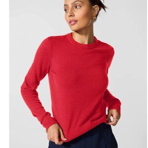 NWOT - MPG Merino Crew Neck in Tomato Puree - Sz L